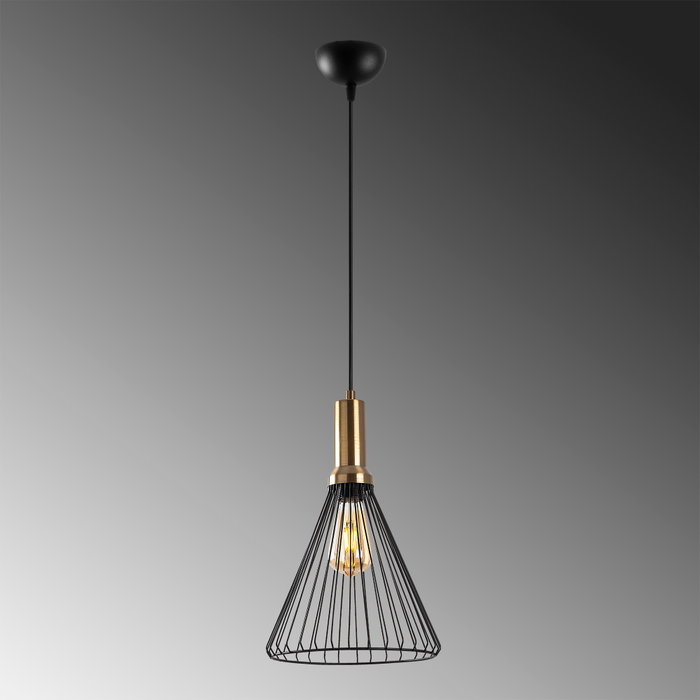 Opviq Dear - 11210 Lámpara de Araña Moderna Negro y Antiguo